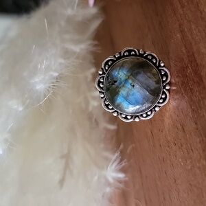 🎁 Labradorite Adjustable Ring NEW